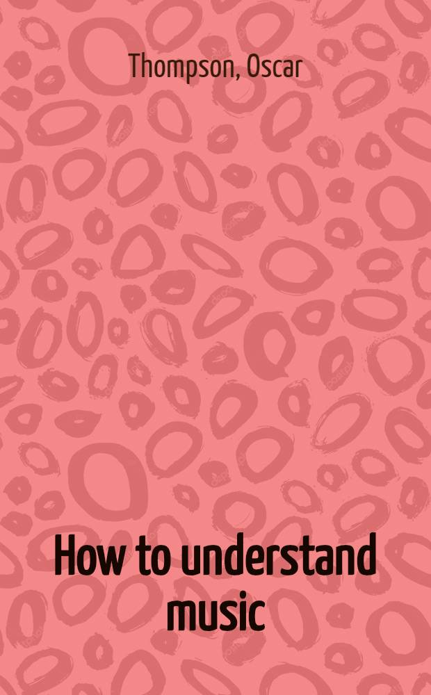 How to understand music