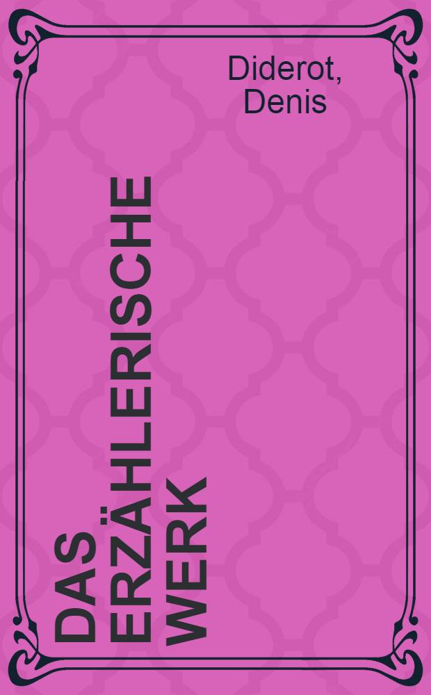 Das erzählerische Werk