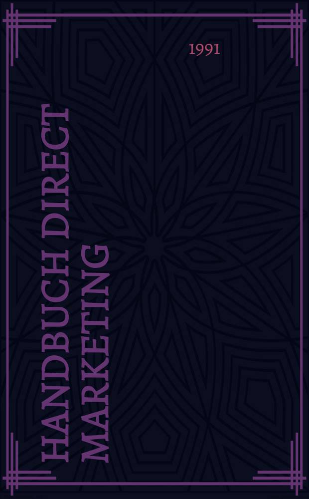 Handbuch Direct Marketing