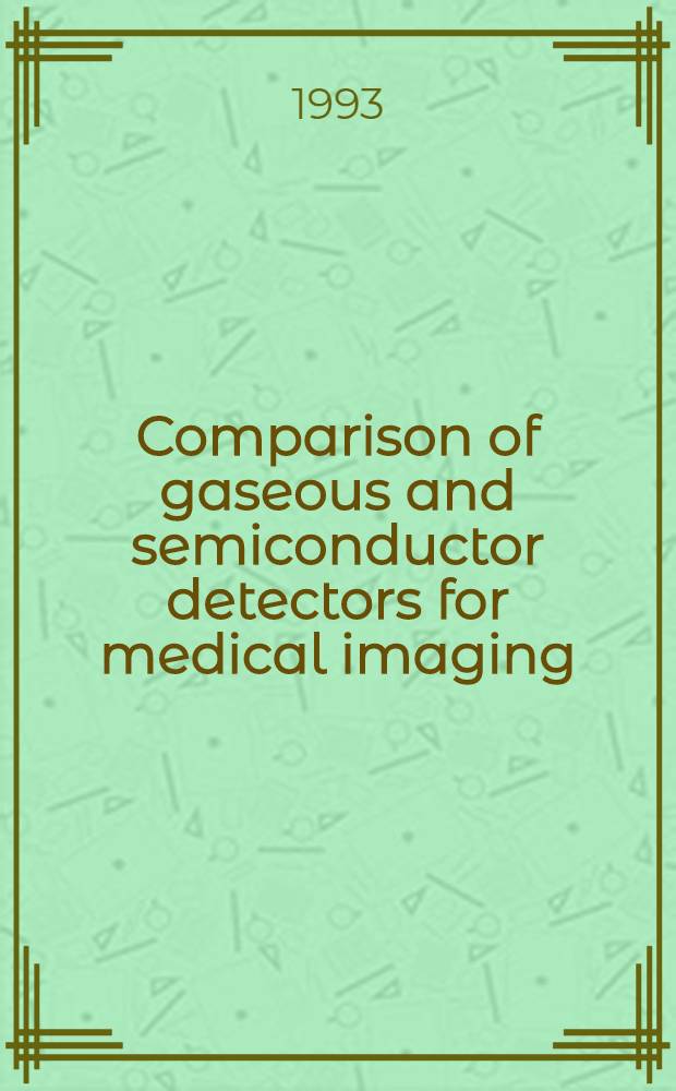 Comparison of gaseous and semiconductor detectors for medical imaging