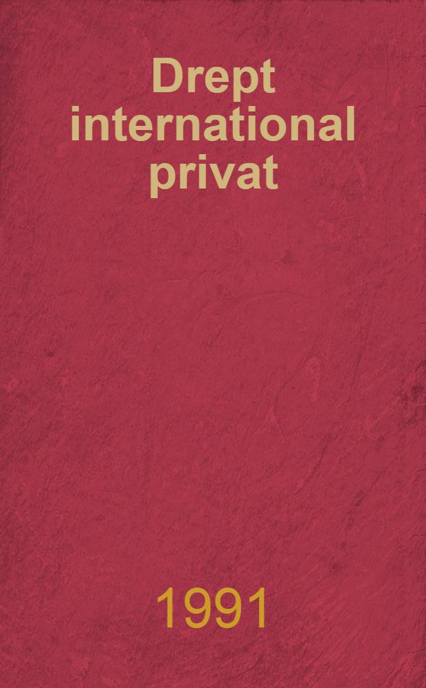 Drept international privat