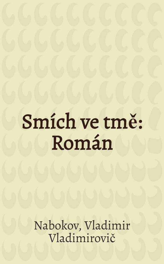 Smích ve tmě : Román