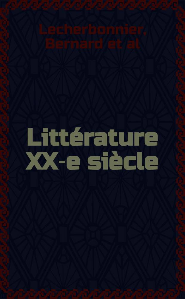 Littérature XX-e siècle : Textes et doc