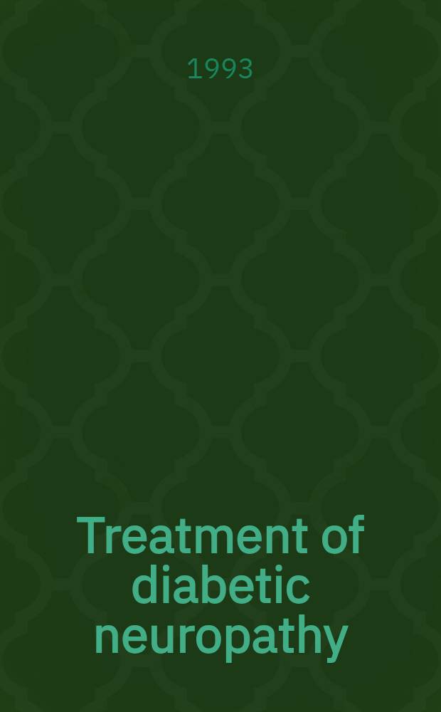Treatment of diabetic neuropathy : A new approach