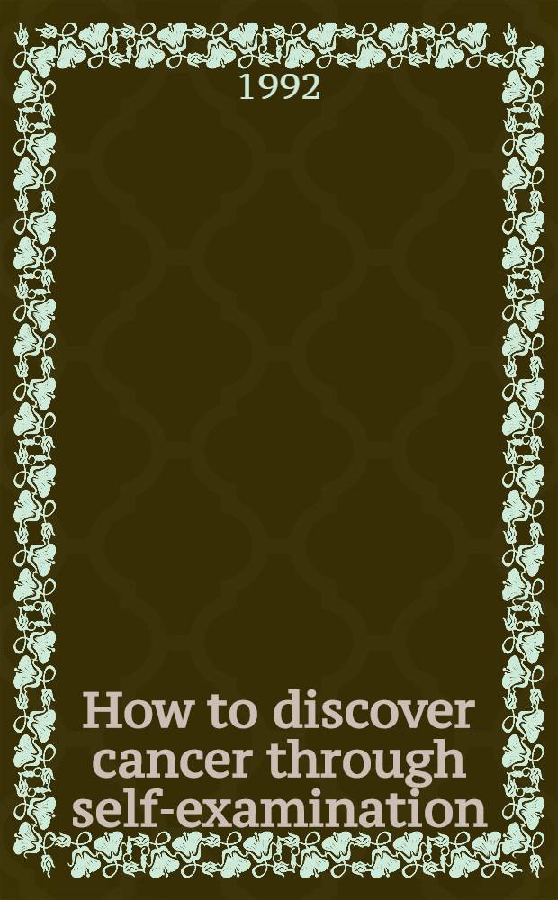 How to discover cancer through self-examination