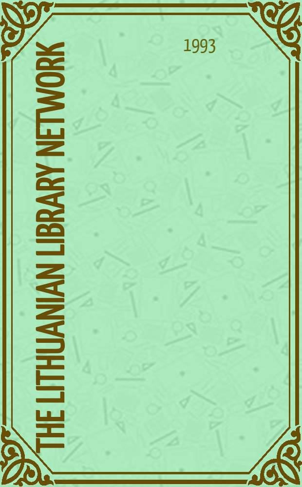 The Lithuanian library network