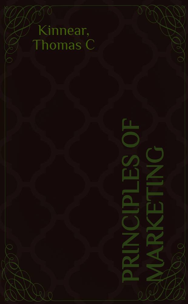 Principles of marketing