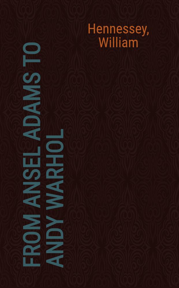 From Ansel Adams to Andy Warhol : Portraits a. self-portraits from the Univ. of Michigan Museum of art : A cat. of the Exhib., Gabinetto dis. e stampe degli Uffizi, Florence, 1 Febr. - 27 Mar. 1994, the Univ. of Michigam Museum of art, 11 Jun. -14 Aug. 1994 = От Ансельма Адамса до Энди Уорхола. Портрет и автопортрет из Музея искусств Мичиганского университета.