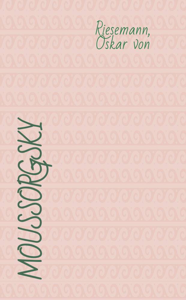 Moussorgsky