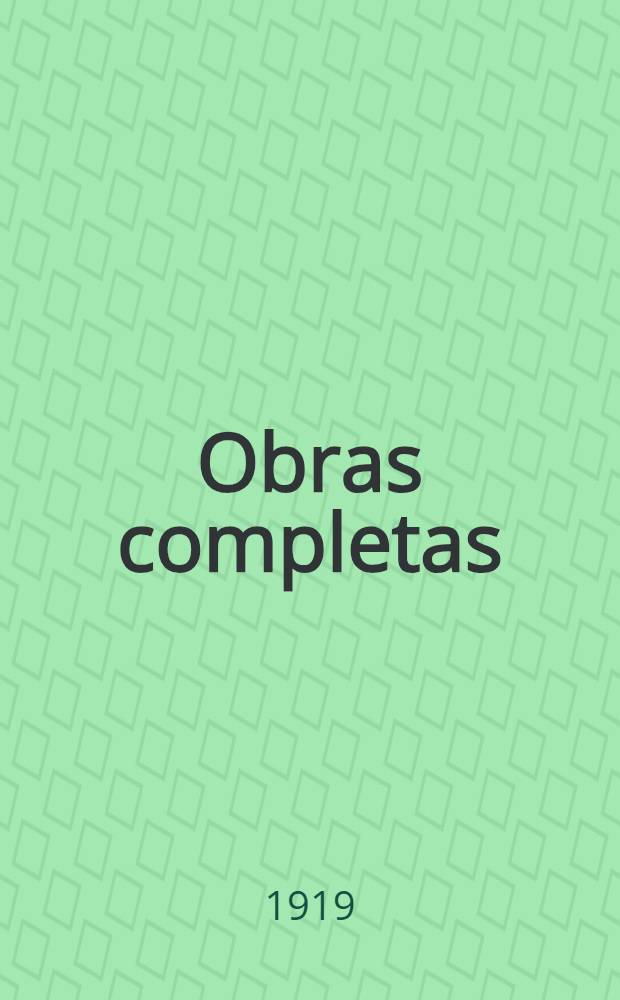 Obras completas