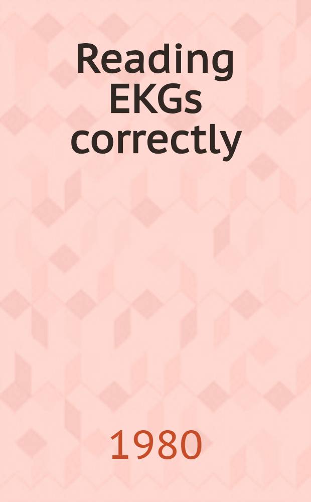 Reading EKGs correctly