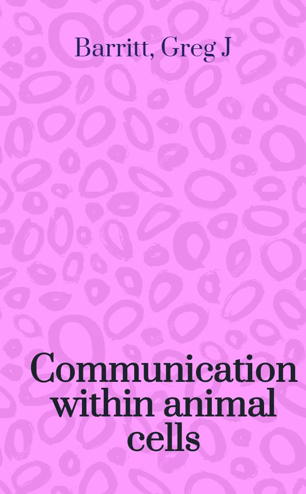 Communication within animal cells