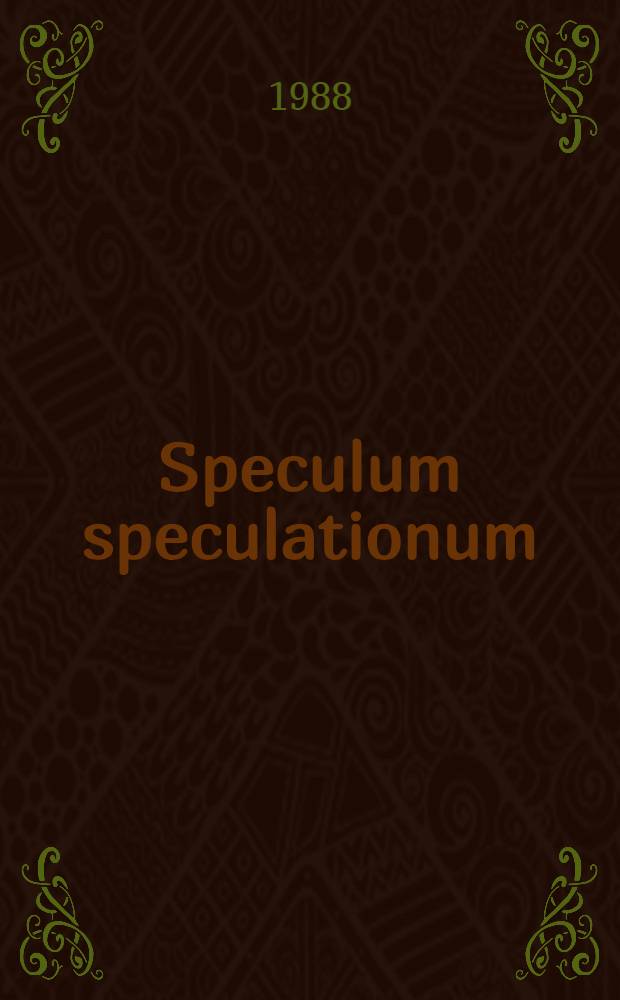 Speculum speculationum