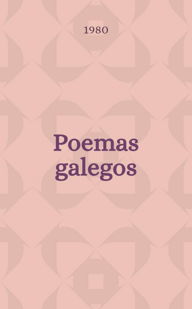 Poemas galegos