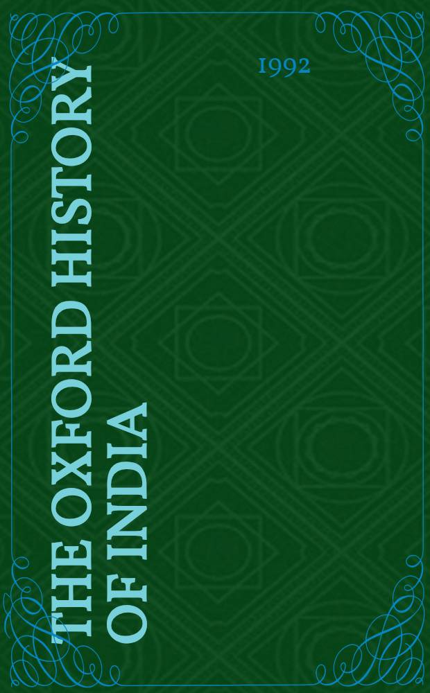 The Oxford history of India