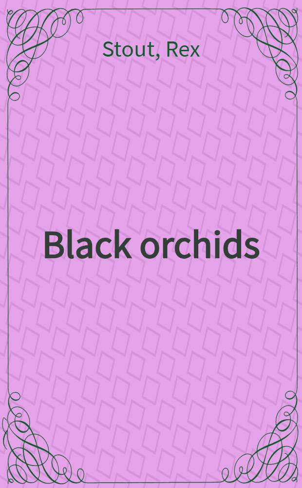 Black orchids