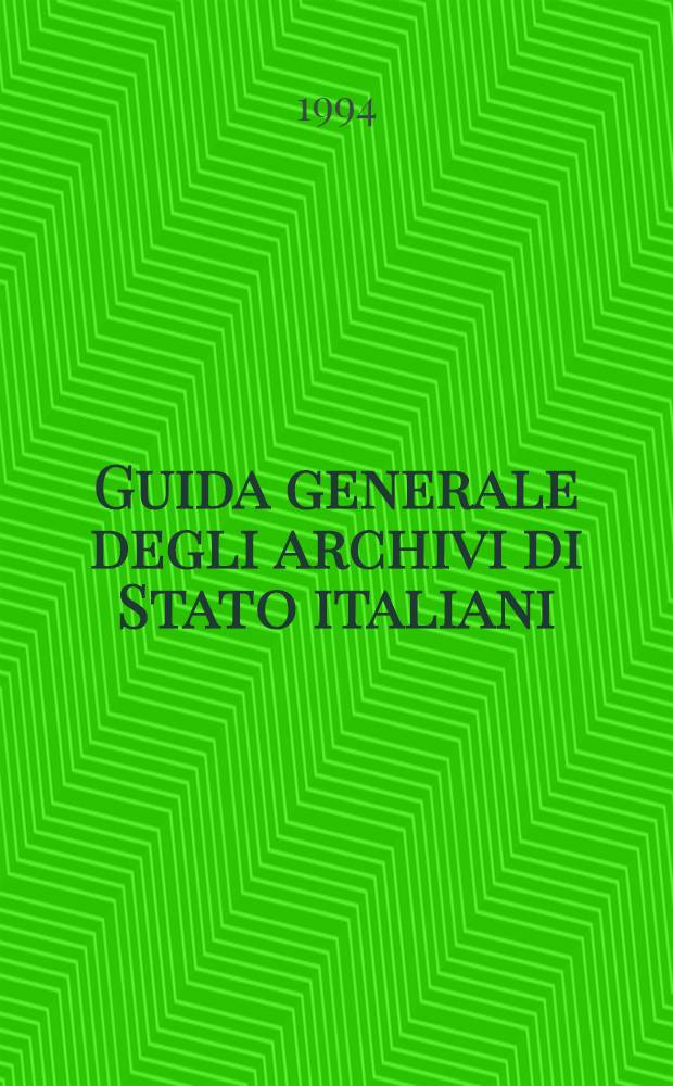 Guida generale degli archivi di Stato italiani = Справочник государственных архивов Италии.