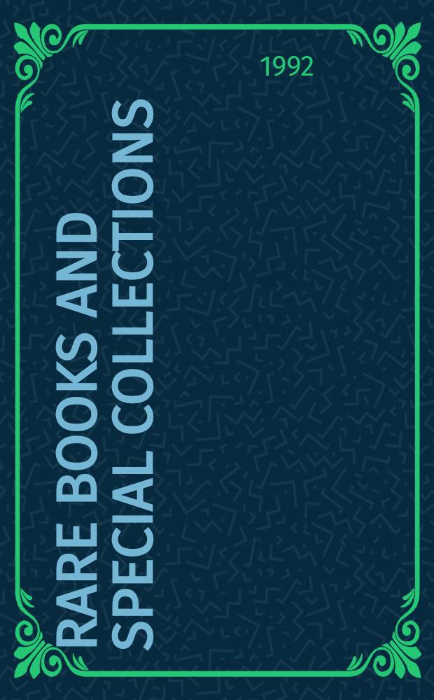 Rare books and special collections : Holds of the Rare book a. spec. coll.div. of the Libr. of Congr. : An ill. guide