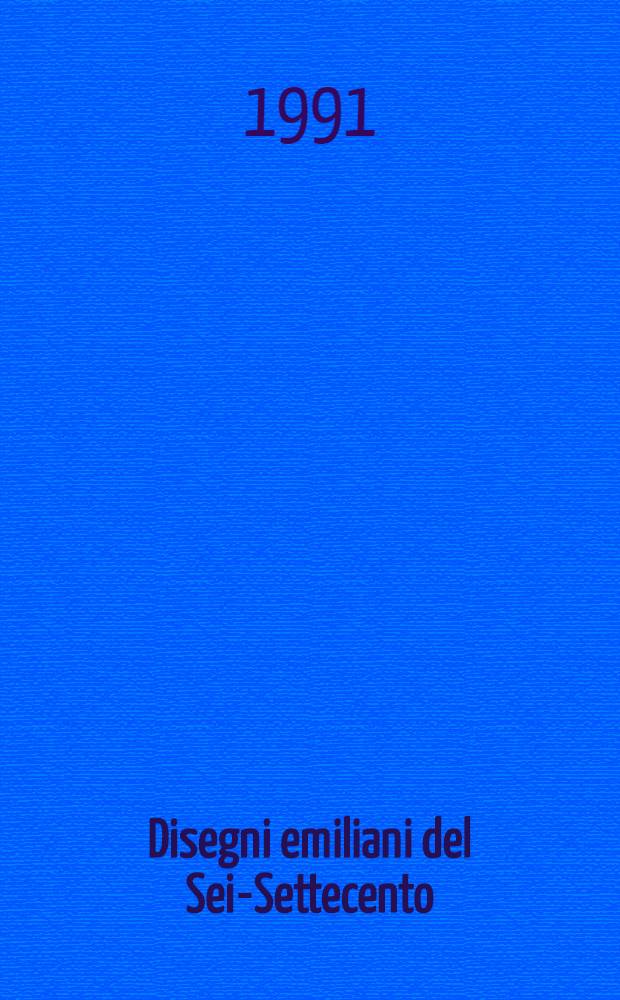 Disegni emiliani del Sei-Settecento : Come nascono i dipinti : Album = Рисунок 18в..