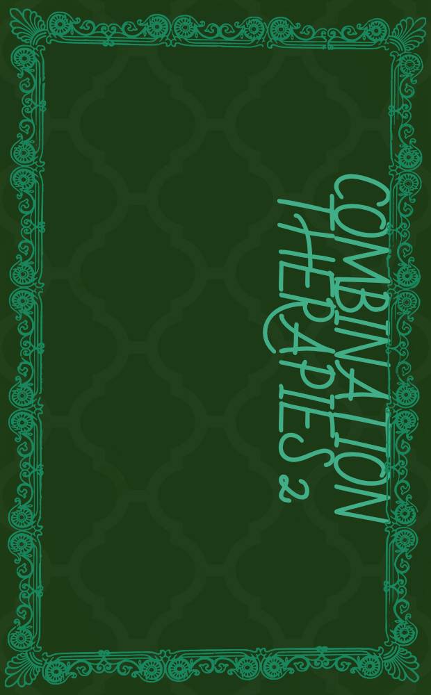 Combination therapies 2 : Biol. response modifiers in the treatment of cancer a. infectious diseases : Proc. of the Second Intern. symp., held May 1-3, 1992, in Acireale, Sicily, Italy = Комбинированная терапия. Модификаторы биологических реакций при лечении рака и инфекционных заболеваний. Труды 2-го Международного симпозиума, проходившего 1-2 мая, 1992 г., Акиреала, Сицилия, Италия.