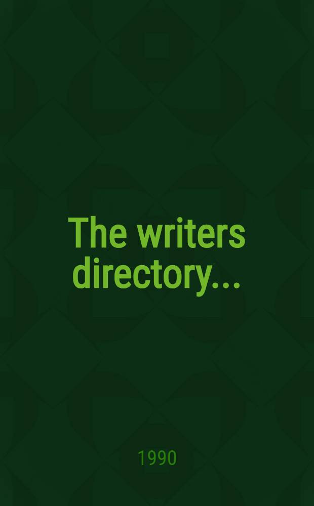 The writers directory... = Указатель писателей 1990-92.