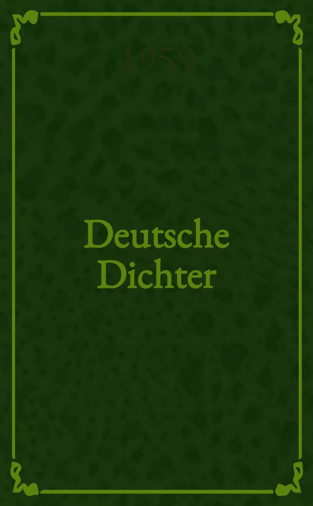 Deutsche Dichter