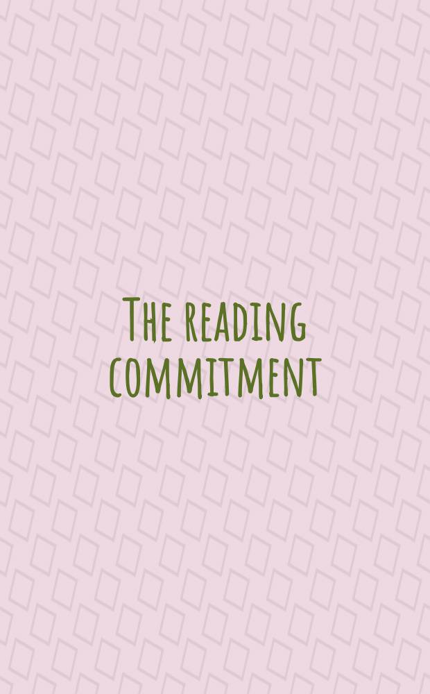 The reading commitment = Чтение.