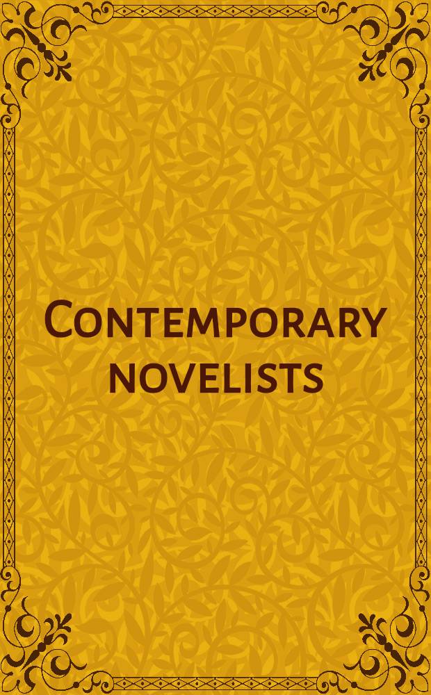 Contemporary novelists = Современные новеллисты.