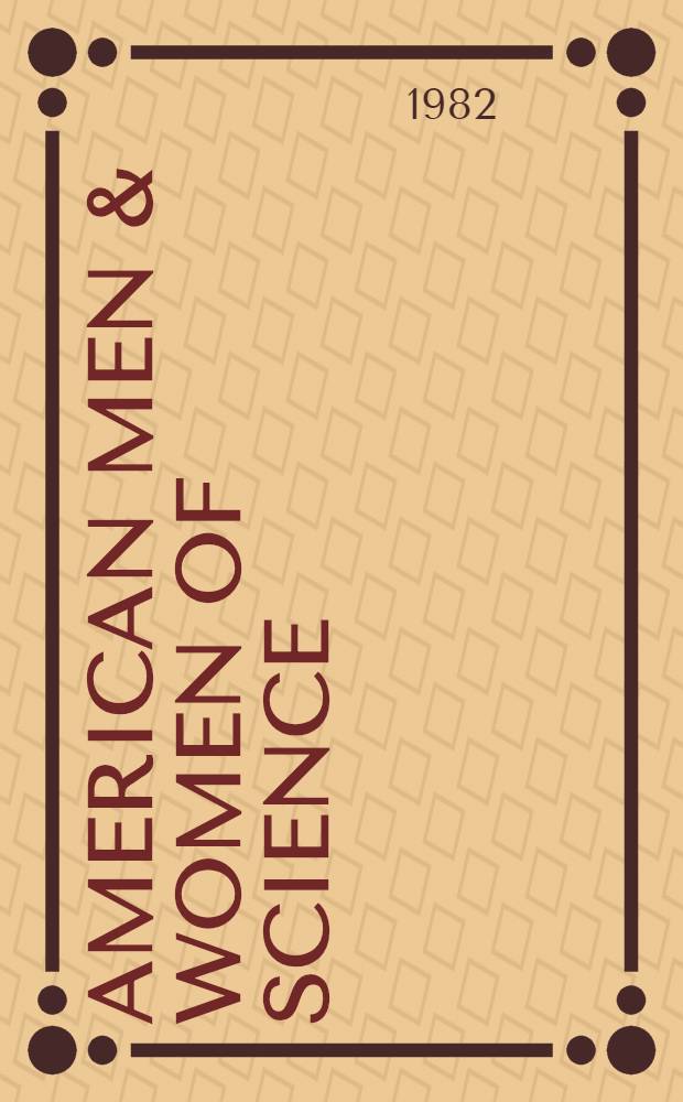 American men & women of science : Phys. a. biol. sciences = Американские мужчины и женщины науки. Физические и биологические науки. 15 издание. 4том J-L.