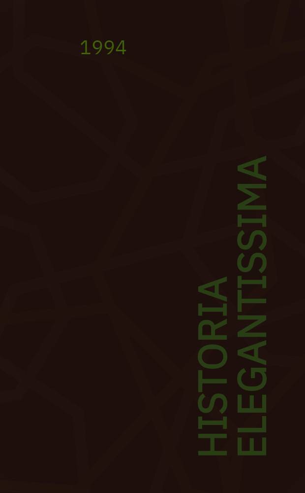 Historia elegantissima