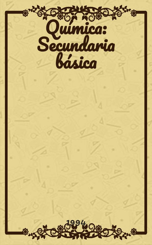 Química : Secundaria básica