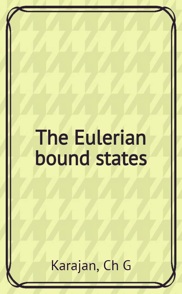 The Eulerian bound states : 5D Coulomb problem