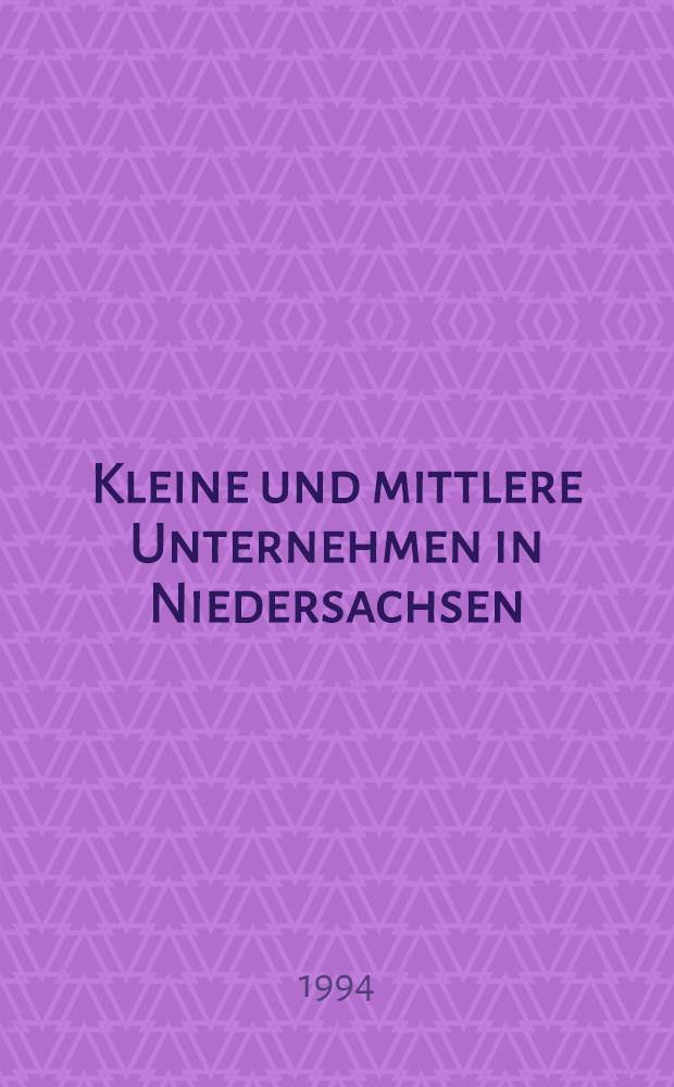 Kleine und mittlere Unternehmen in Niedersachsen = Малые и средние предприятия в Нижней Саксонии.