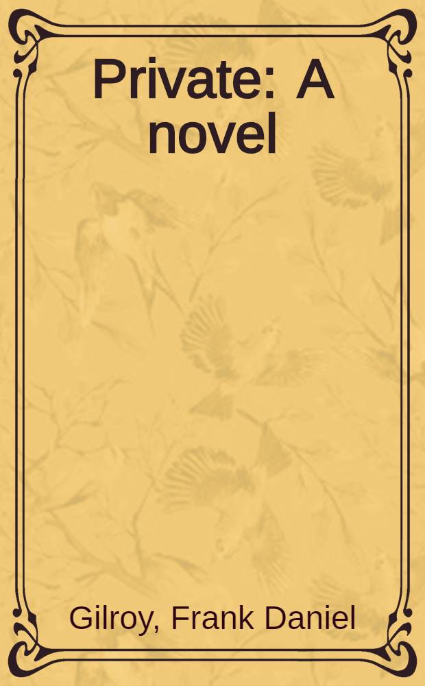 Private : A novel