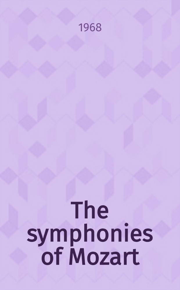 The symphonies of Mozart = Симфонии Моцарта.
