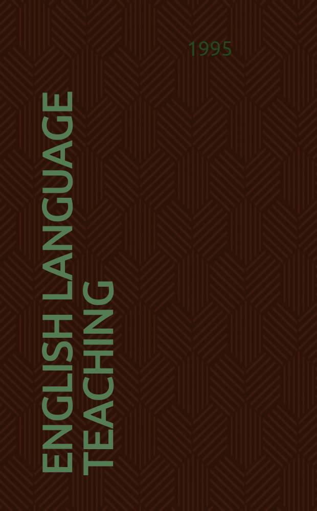 English language teaching : Catalogue
