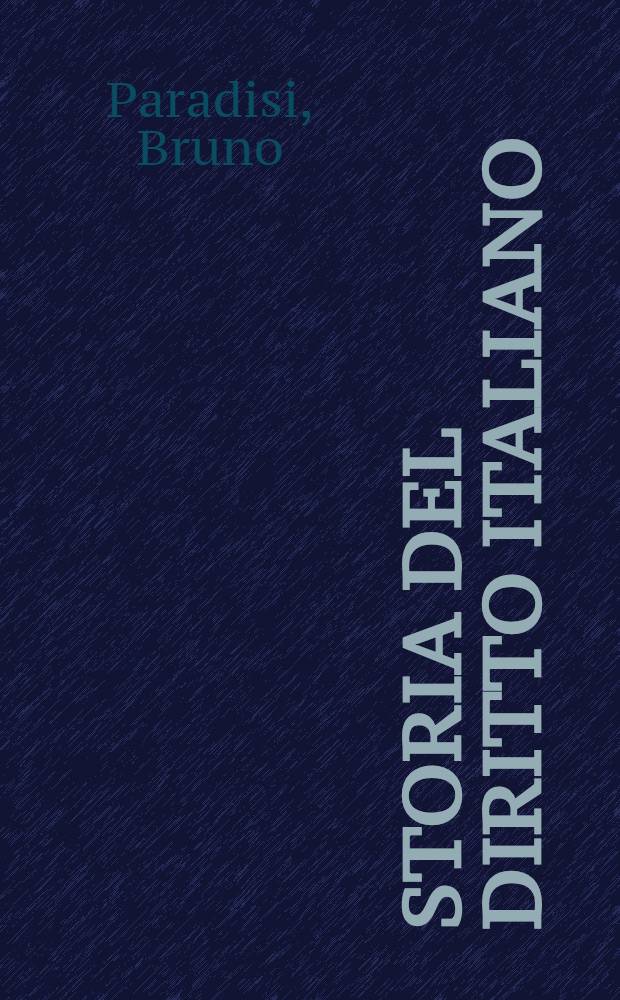 Storia del diritto italiano : Le fonti dal basso impero all'epoca longobarda