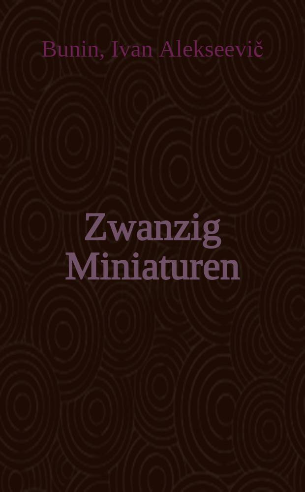 Zwanzig Miniaturen