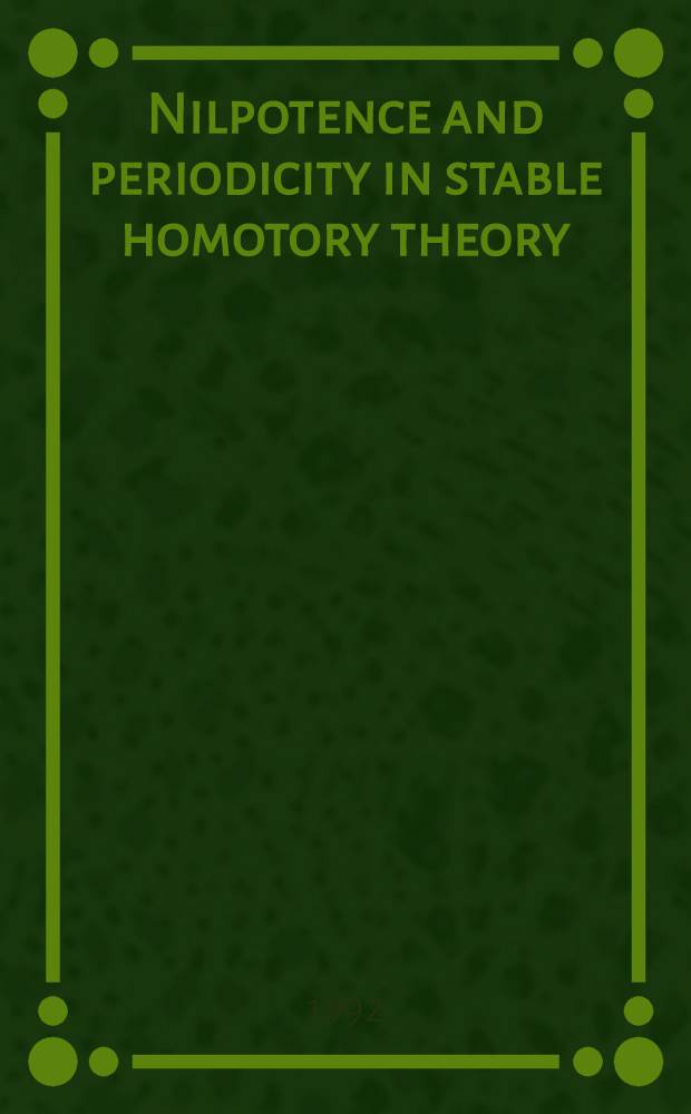 Nilpotence and periodicity in stable homotory theory