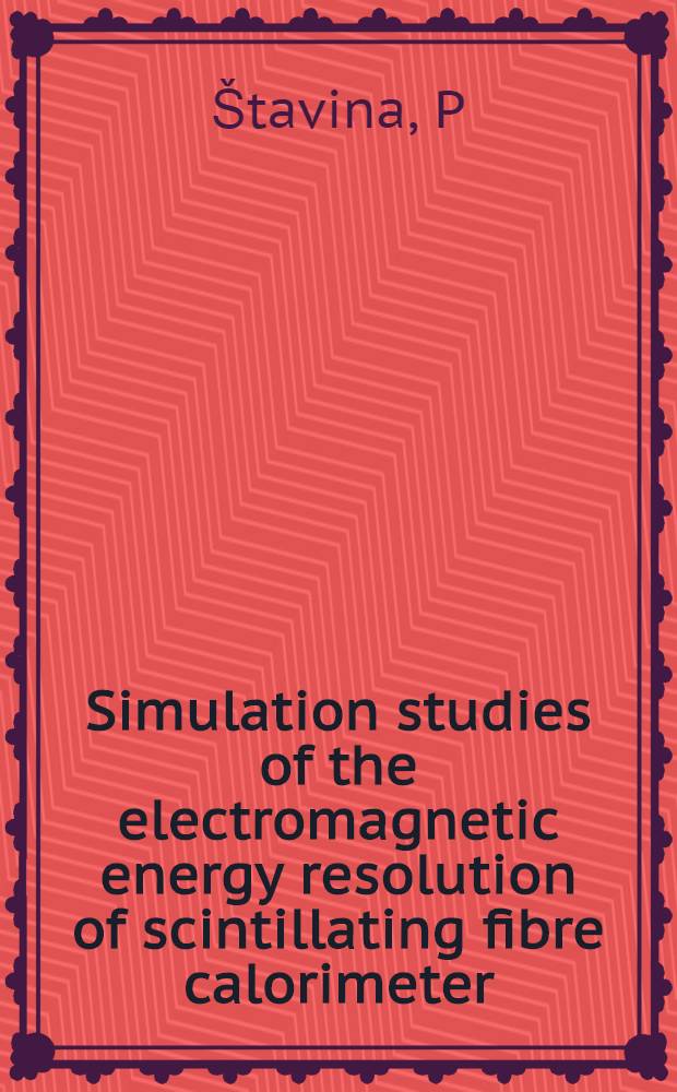 Simulation studies of the electromagnetic energy resolution of scintillating fibre calorimeter