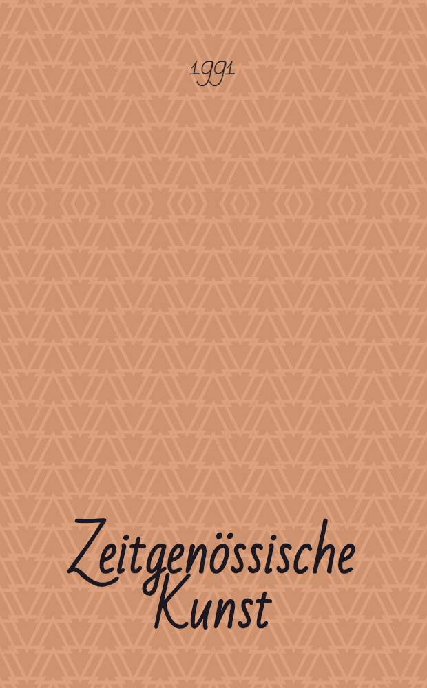 Zeitgen&ouml;ssische Kunst = Contemporary art : Gem&auml;lde, Plastik, Objekte, Aquarelle, Zeichn., Graphik, Ill. B&uuml;cher, Mappenwerke : Kat. der 667. Math. Lempertz'sche Kunstversteigerung, 14. Juni 1991 = Лемпертц аукцион. Современное искусство.