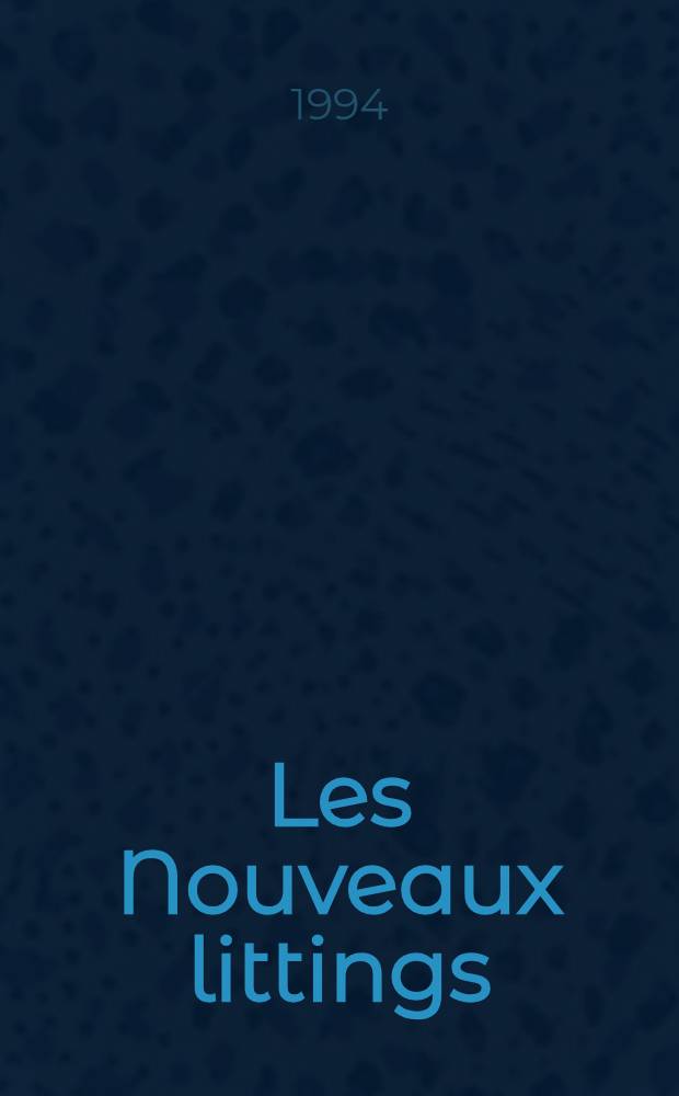 Les Nouveaux littings