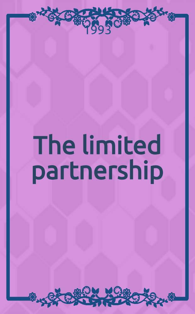The limited partnership : Building a Russian-US security community = Ограниченное партнерство.
