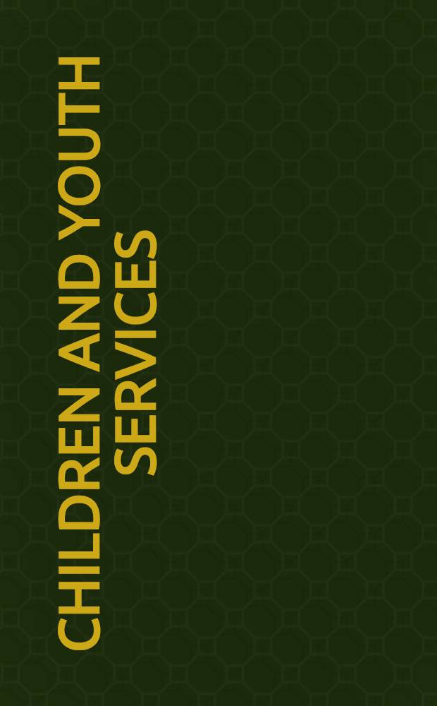 Children and youth services : Organisations a. institutions in the Federal Rep. of Germany = Дети и молодежные службы. Организации и институты в ФРГ.