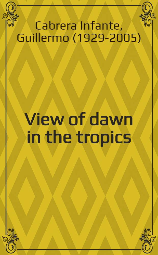 View of dawn in the tropics