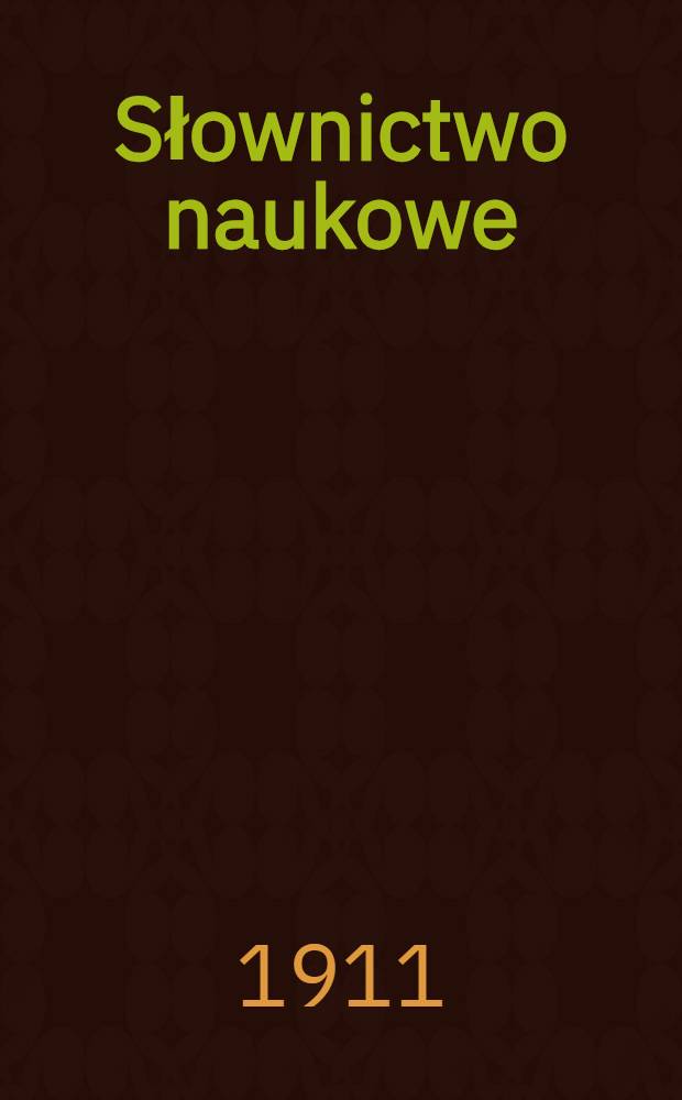 Słownictwo naukowe