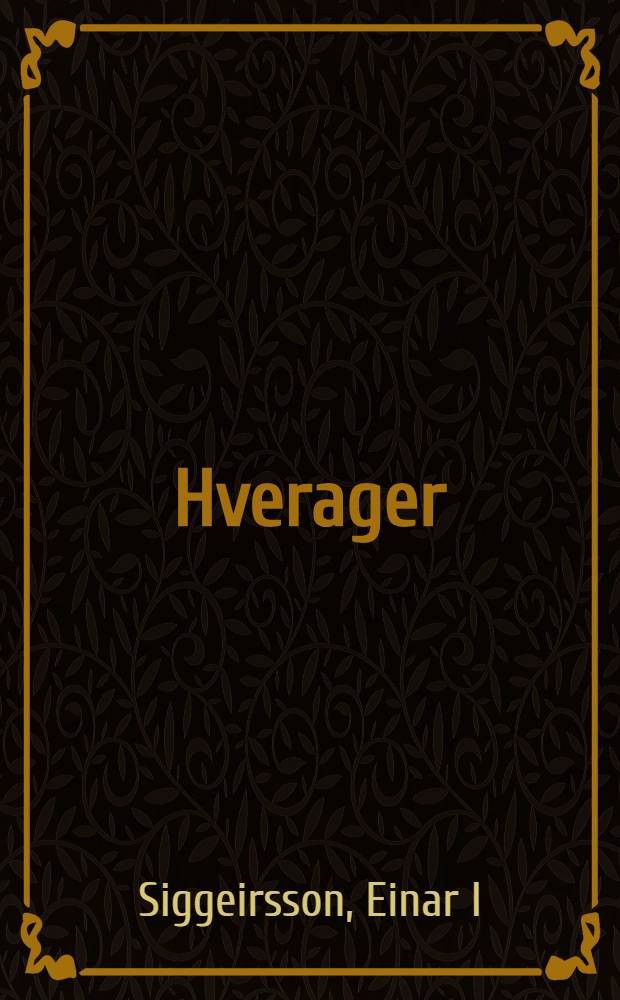 Hverager