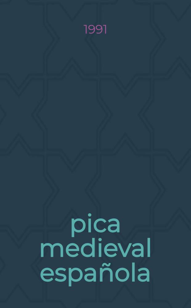 &Eacute;pica medieval espa&ntilde;ola