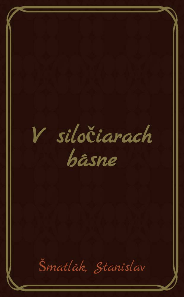 V siločiarach básne