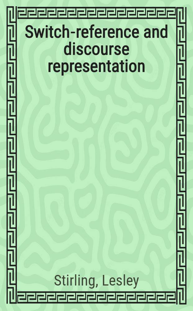 Switch-reference and discourse representation